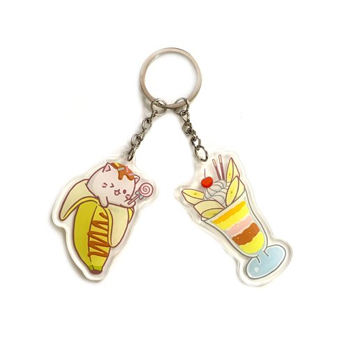 Bananya Sweets Keystrap