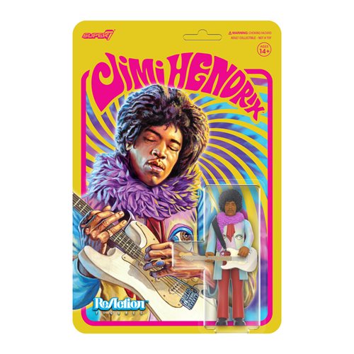 Jimi Hendrix Are You Experienced? 3 3/4-Inch ReAction Figure