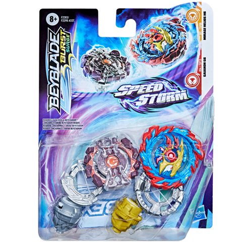 Beyblade Burst Surge Speedstorm Mirage Helios H6 and Gaianon G6 Spinning Tops Dual Pack