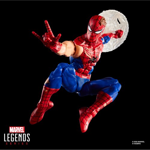 Spider-Man Marvel Legends Magic: The Gathering Battle-Damaged Spider-Man 6-Inch Action Figure and Ca