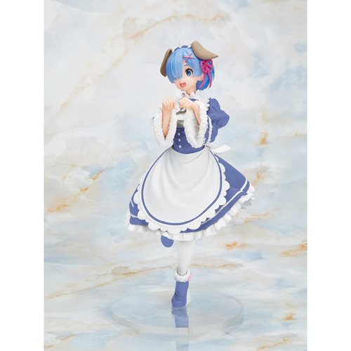 Re:Zero Starting Life in Another World Rem Memory Snow Puppy Version Coreful Statue - ReRun