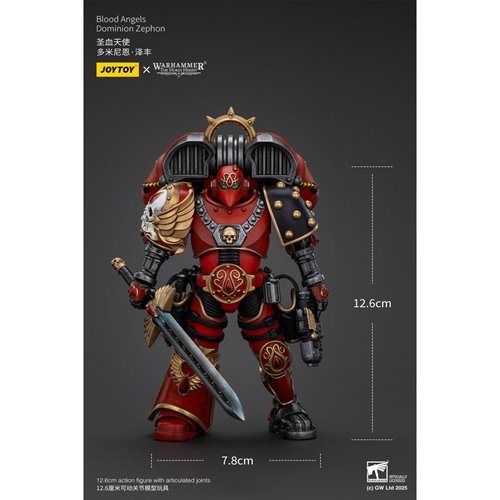 Joy Toy Warhammer The Horus Heresy Blood Angels Dominion Zephon 1:18 Scale Action Figure