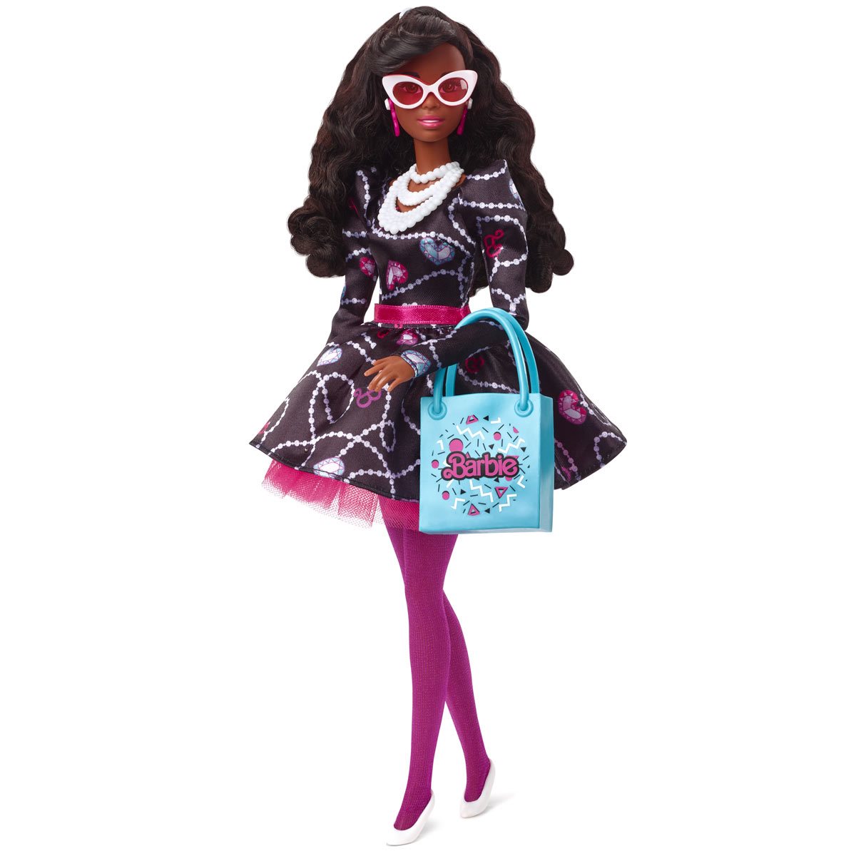 Barbie Rewind '80s Edition Collectible Doll with Sophisticated Dress &  Pearly Accessories 