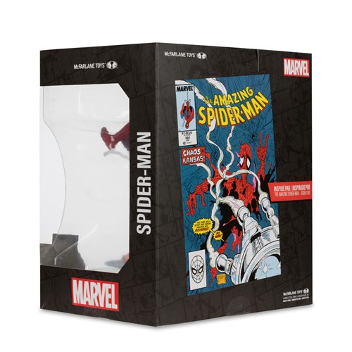 Marvel Spider-Man Amazing Spider-Man #302 1:10 Scale Posed Figure with Scene and Comic