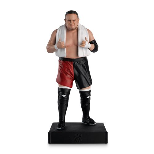 WWE Championship Collection Samoa Joe Statue with Collector Magazine