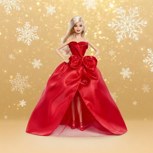 Barbie 2026 Holiday Barbie Doll with Blonde Hair