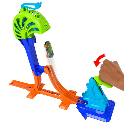Hot Wheels Stunt Tracks Power Launch Champion Playset