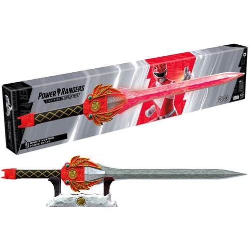 Power Rangers Lightning Collection Mighty Morphin Red Ranger Power Sword Prop Replica