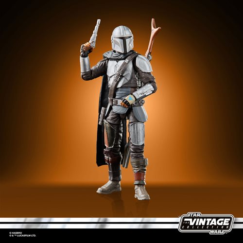 Star Wars The Vintage Collection The Mandalorian (Full Beskar) 3 3/4-Inch Action Figure Figure