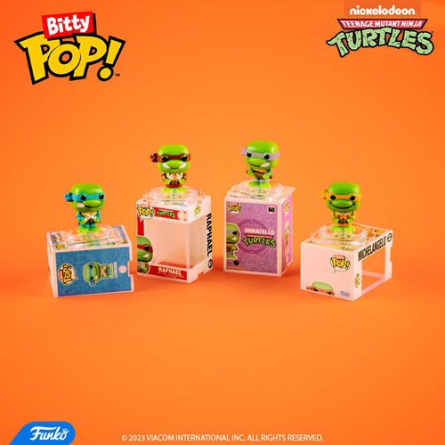 Teenage Mutant Ninja Turtles Funko Bitty Pop! Singles - Random 8-Pack