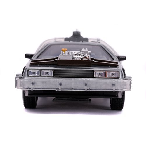 Back to the Future 3 Time Machine 1:24 Scale Die-Cast Metal Vehicle with Lights and Sounds