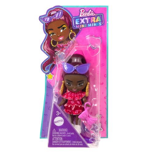 Barbie Extra Mini Minis Doll with Ruffled Lip Dress
