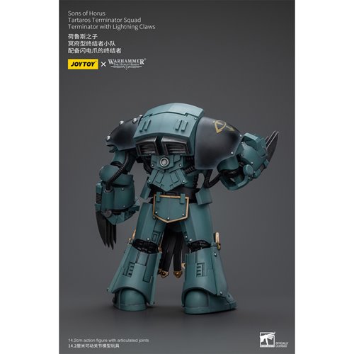 Joy Toy Warhammer 40,000 Sons of Horus Tartaros Squad Terminator with Lightning Claws 1:18 Scale Act