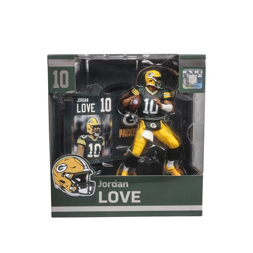 NFL SportsPicks 2024 Wave 1 Green Bay Packers Jordan Love 7-Inch Scale Posed Figure Case of 6