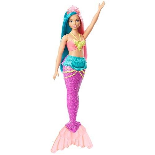 Barbie Dreamtopia Mermaid Doll with Teal and Pink Hair