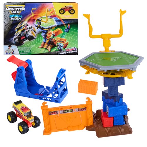 Monster Jam Smash and Bash Crash Course Playset