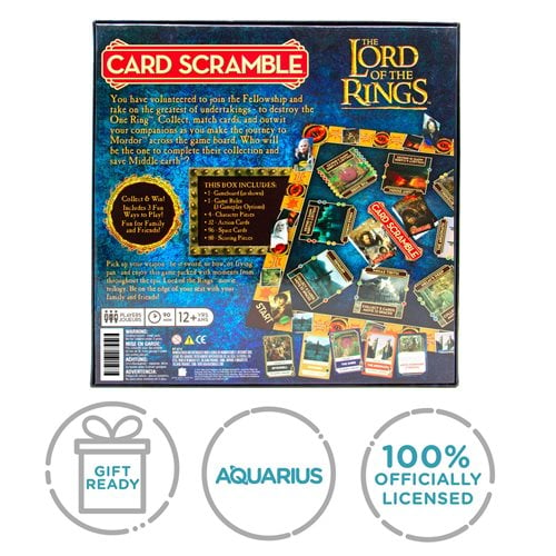 The Lord of the Rings Card Scramble Board Game