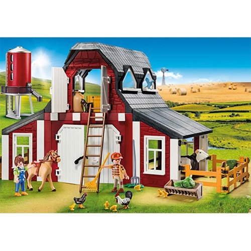 Playmobil 9315 Barn with Silo