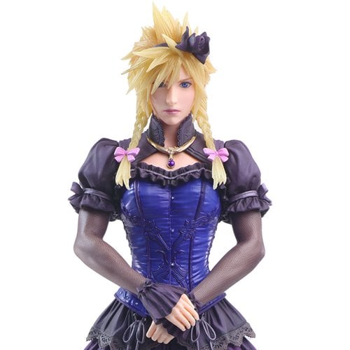 Final Fantasy VII Remake Cloud Strife Dress Version Static Arts Action Figure