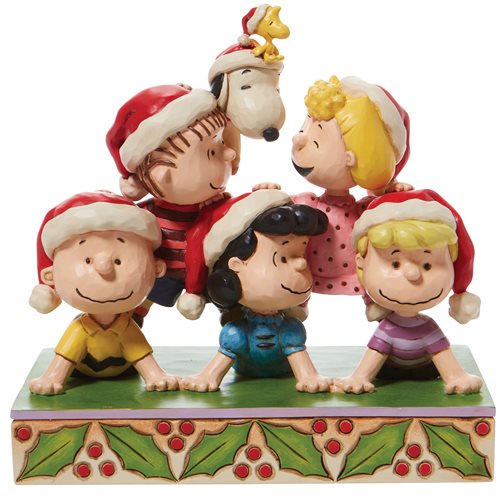 Peanuts Holiday Pyramid Stacked with Friendship by Jim Shore Statue