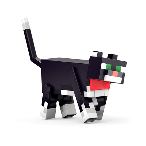 Minecraft Diamond Level Tuxedo Cat Action Figure