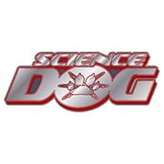 Invincible Science Dog Logo Pin