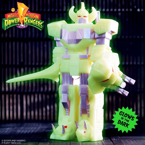 Mighty Morphin Power Rangers Megazord (Lightning Glow) 3 3/4-Inch ReAction Figure