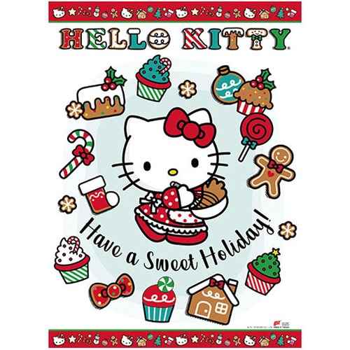 Hello Kitty Sweet Holiday Christmas Wall Scroll