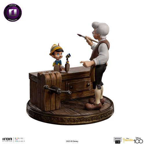 Disney 100 Pinocchio and Geppetto Art Scale Limited Edition 1:10 Statue