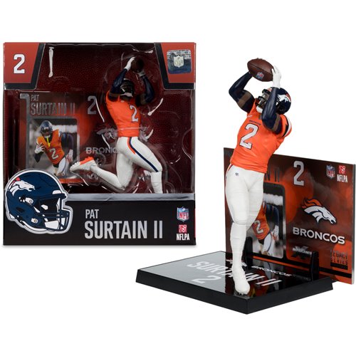 NFL SportsPicks Denver Broncos Patrick Surtain II 7-Inch Posed Figure
