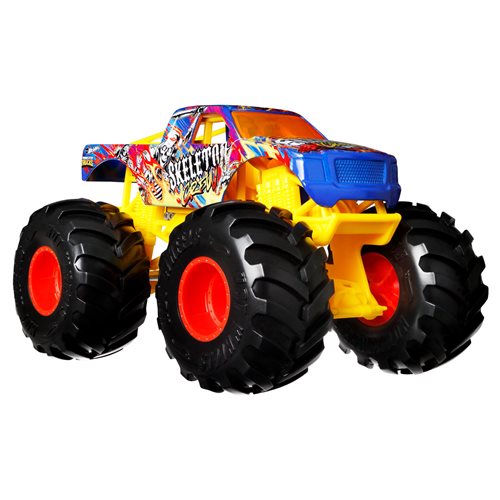 Hot Wheels Monster Trucks 1:24 Scale 2023 Mix 2 Vehicle Case of 4