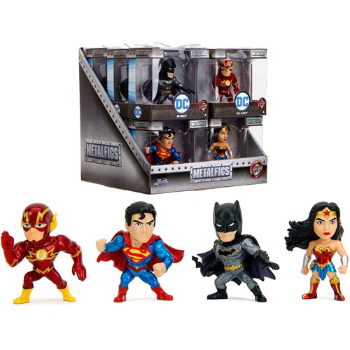 DC Wave 1 MetalFigs 2 1/2-Inch Die-Cast Metal Mini-Figure Set of 4