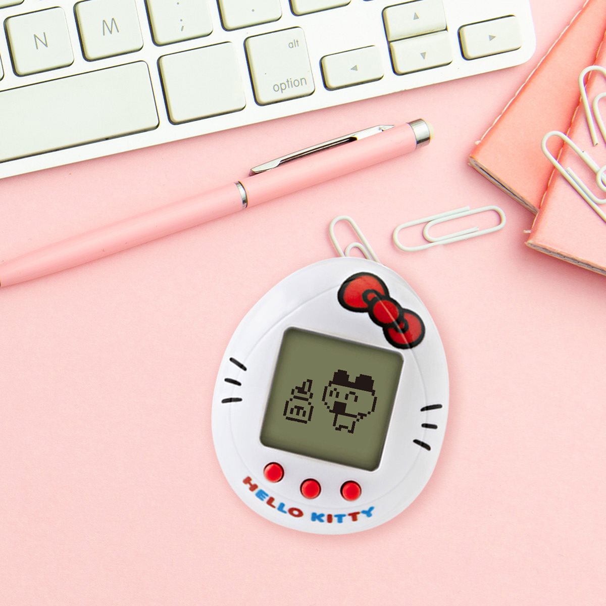 Red Hello Kitty Tamagotchi Virtual Pet 