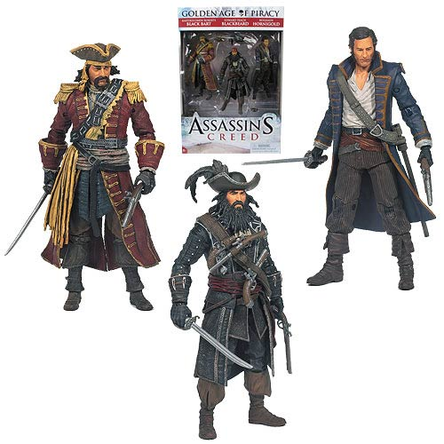 Assassin's Creed Series 1 Pirate Action Figure 3-Pack