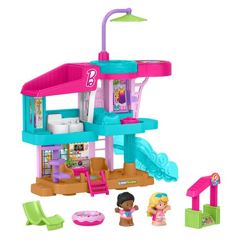 Little People Barbie Beach House Playset