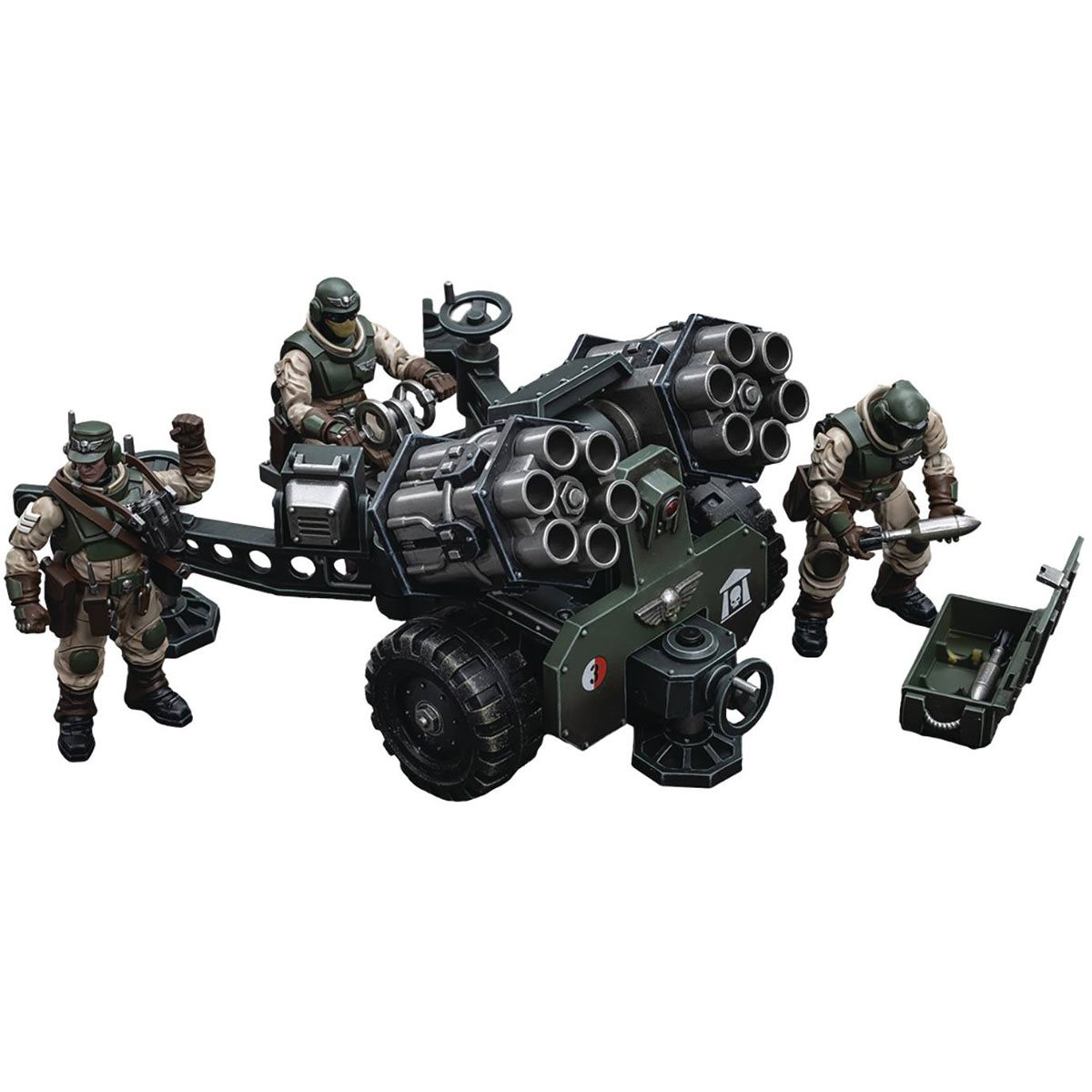 JoyToy Source 1/18 Warhammer 40K Astra Militarum Ordnance Team with Malleus  Rocket Launcher - GunDamit Store