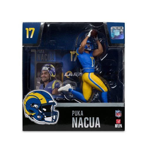 NFL SportsPicks 2025 Los Angeles Rams Puka Nacua 7-Inch Scale Posed Figure
