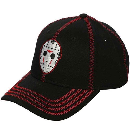Friday the 13th Jason Embroidered Contrast Stitch Hat