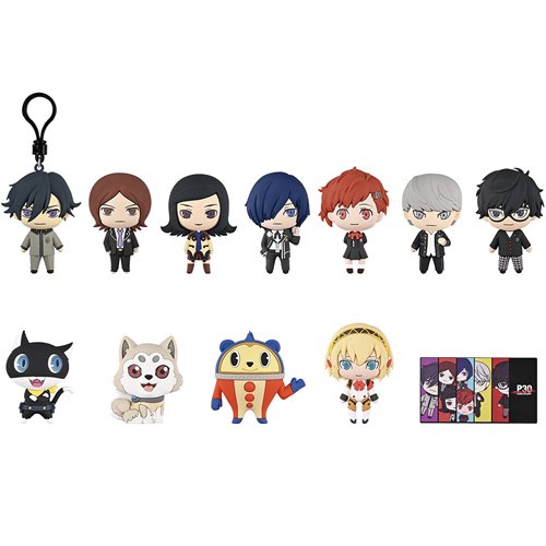 Persona 5 Tactica Series 3 3D Foam Bag Clip Display Case of 24