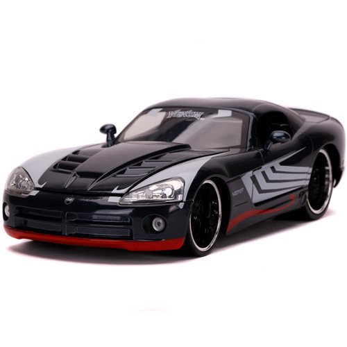 Venom 2008 Dodge Viper SRT10 1:24 Scale Die-Cast Metal Vehicle with Figure