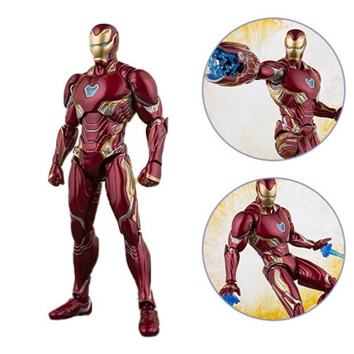 Avengers: Infinity War Iron Man Mk50 and Tamashii Stage SH Figuarts Action Figure