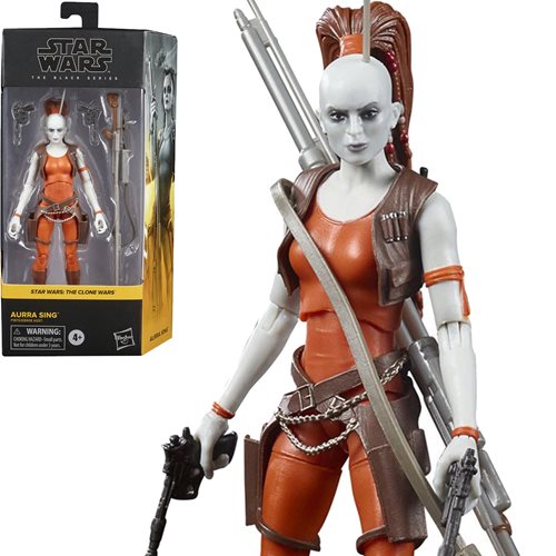 Star Wars The Black Series Aurra Sing 6-Inch Action Figure, Not Mint