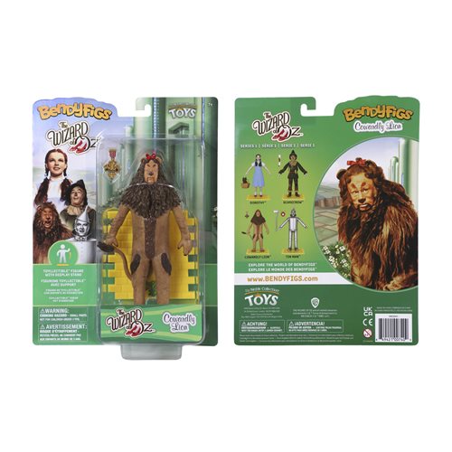 The Wizard of Oz Cowardly Lion Bendyfigs Action Figure