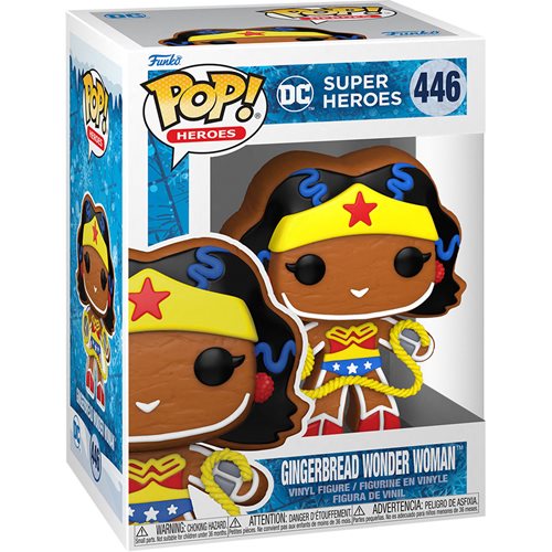 DC Comics Super Heroes Gingerbread Wonder Woman Pop! Vinyl Figure