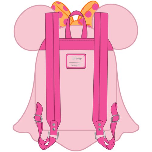 Minnie Mouse Pastel Pink Ghost Minnie Glow-in-the-Dark Mini-Backpack