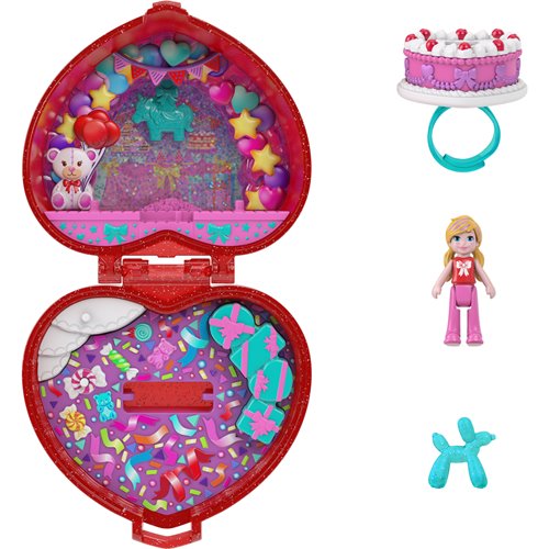 Polly Pocket Mattel 80th Ring Box Playset