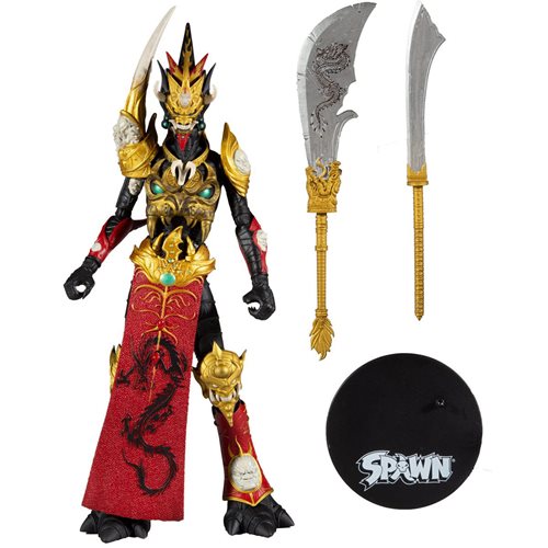 Mandarin Spawn Red Outfit 7-Inch Action Figure, Not Mint