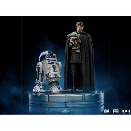 The Mandalorian Luke Skywalker and Grogu 1:10 Art Scale Limited Edition Statue