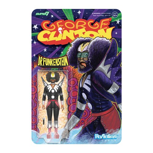 George Clinton (Dr. Funkenstein) 3 3/4-Inch ReAction Figure