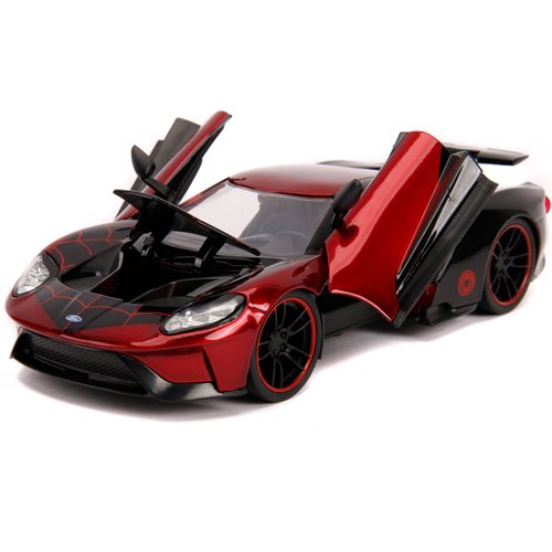 Spider-Man Miles Morales Hollywood Rides 2017 Ford GT 1:24 Scale